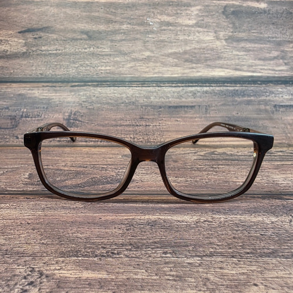 bebe BB5058 Gorgeous 210 Topaz Brown Studded Eyeglass Frames 52-15-135